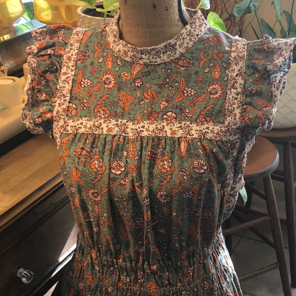 NWOT Universal Thread Sleeve Ruffle Dress - Picture 5 of 8